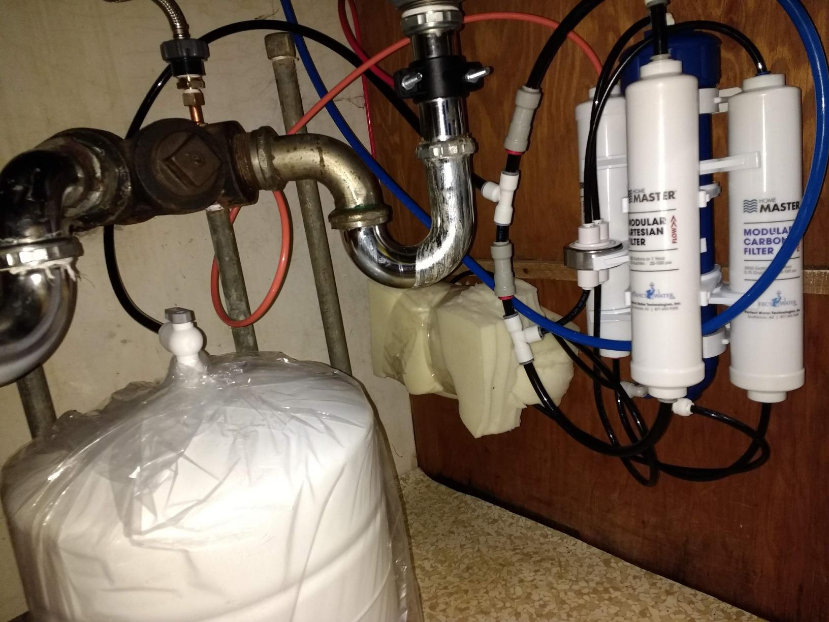 Home Master TMAFC-ERP Artesian Full Contact Reverse Osmosis System, 7-Stages, Patented 2-Pass Alkaline Remineralization, Fast 4.5s Fill Rate, 1:1 Waste Ratio, 8.5