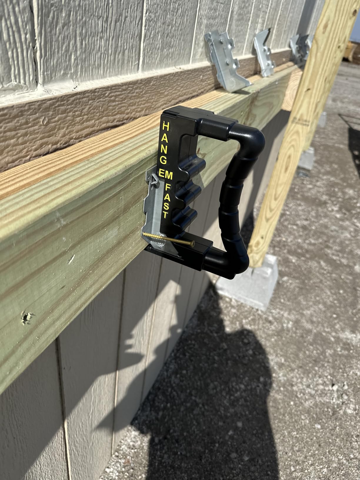 Joist Hanger Installation Jig for 2x6 2x8 2x10 2x12 Joist Hangers | Deck Building Tools for Fast Installation | Precise Deck Framing and Construction Aid customer photo 2