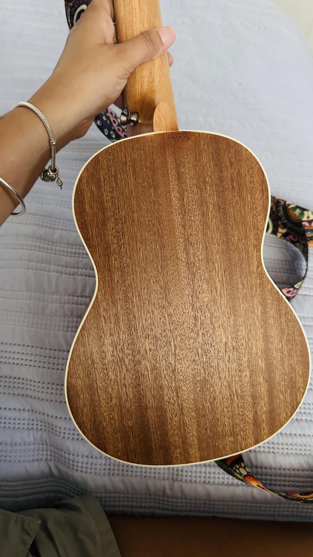 Donner Concert Ukulele Beginner Mahogany 23 Inch Ukelele Kit with Free Online Lesson Gig Bag Strap Nylon String Tuner Picks Cloth DUC-1 customer photo 1