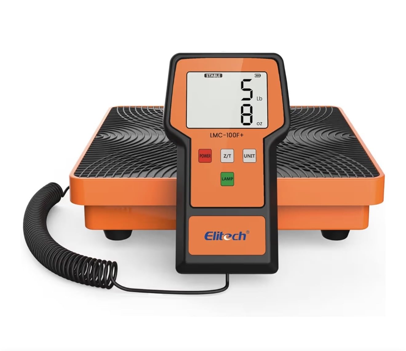 Elitech Refrigerant Scale 110 Lbs - High Precision HVAC Freon Scale with LB+OZ Dual-Unit Display, Electronic Charging Weight Scale with Carry Case, LMC-100F+ customer photo 1