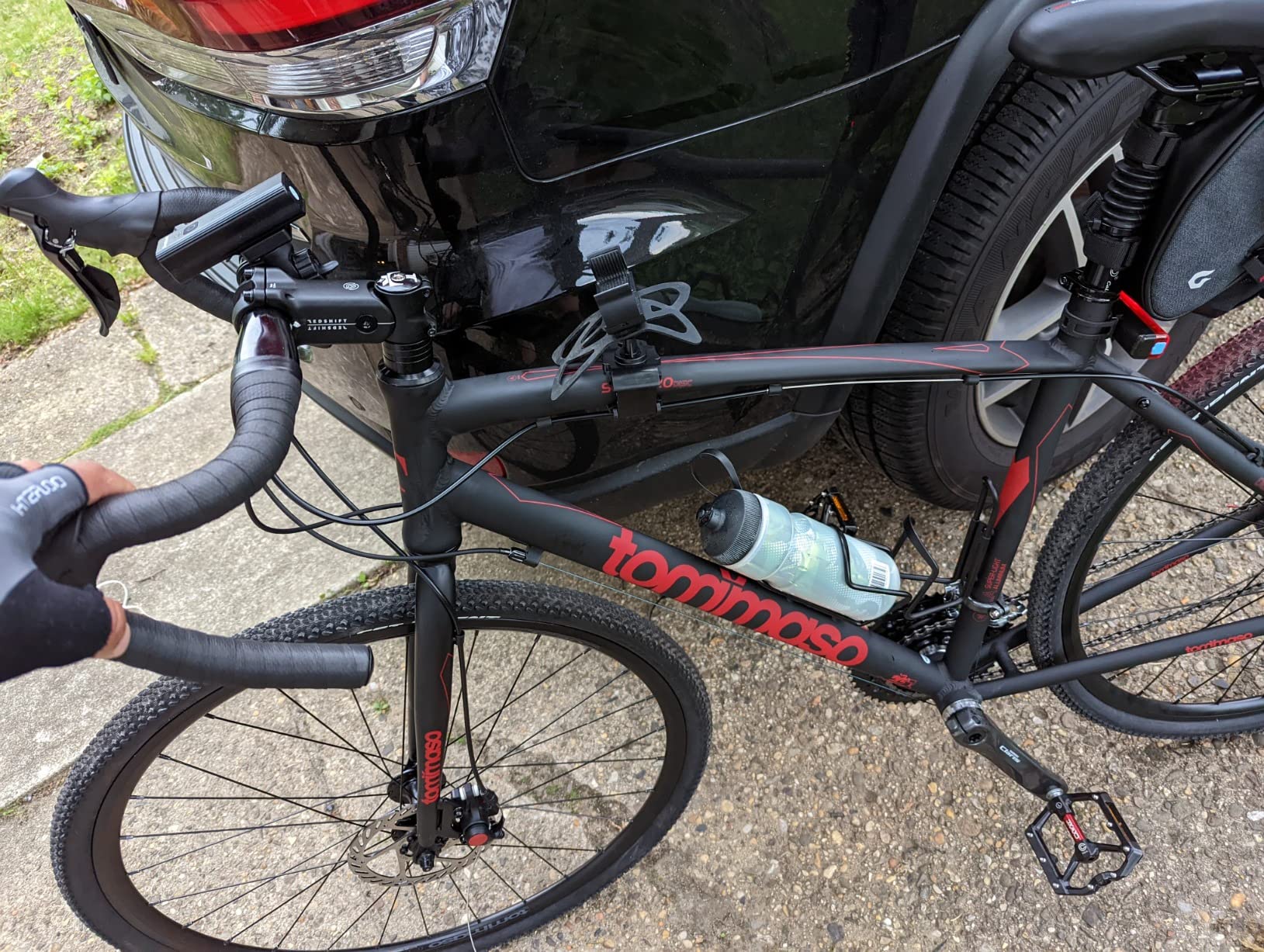Tommaso Sentiero Sport Performance Aluminum Gravel Bike Shimano Claris 24 Speeds Road Bicycle Men Road Bikes for Men customer photo 2