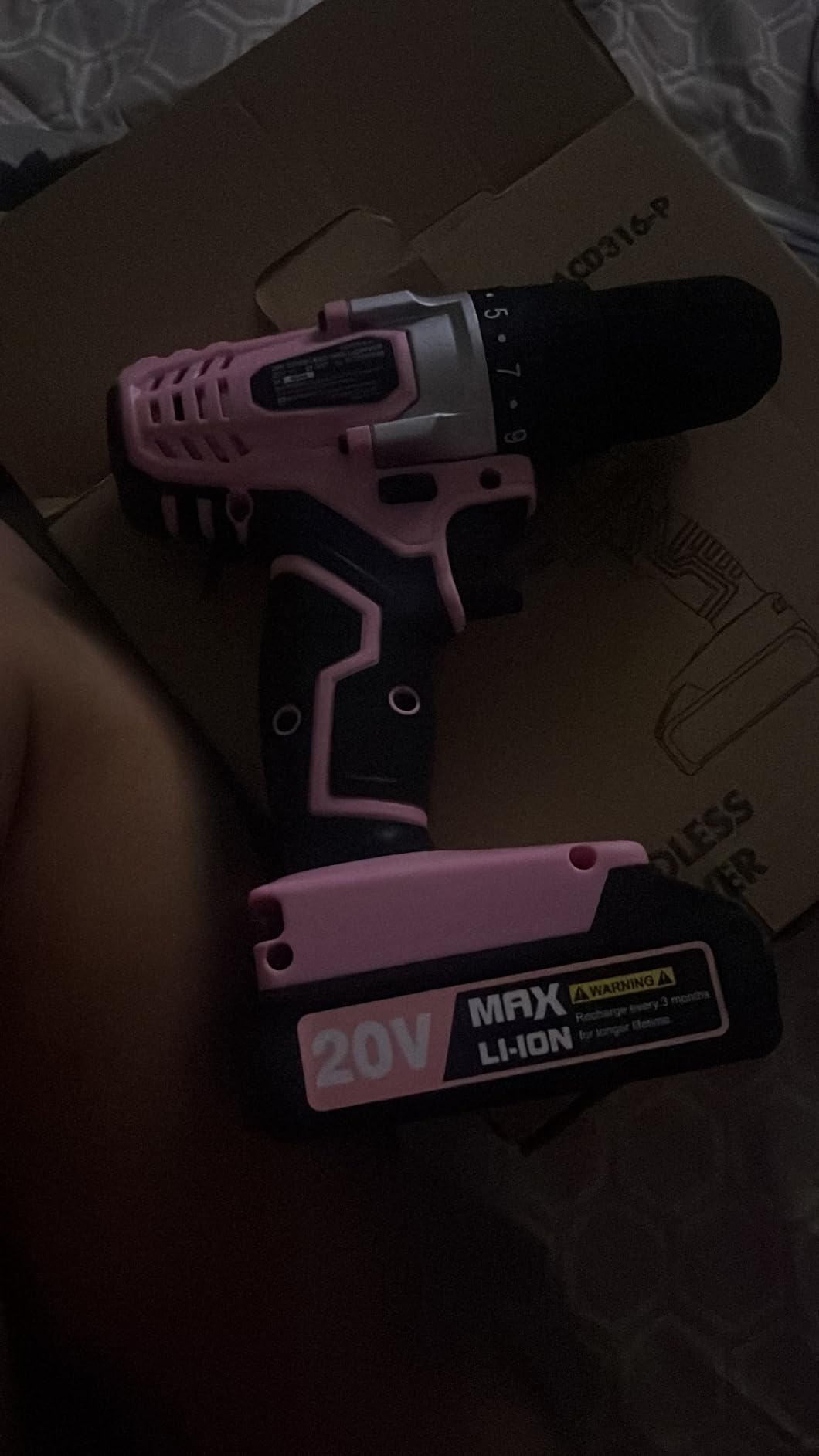 AVID POWER 20V Cordless Drill Set for Home DIY & Beginner Projects - Lightweight Power Drill with Battery Charger & 22 Bits, Variable Speed, 3/8