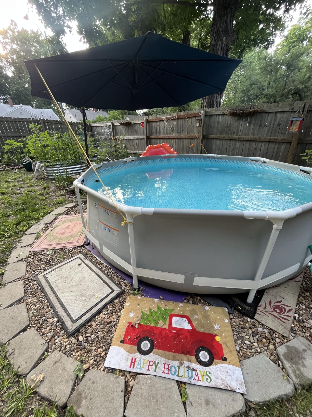 Intex 26719EH Prism Frame Premium Above Ground Swimming Pool Set: 14ft x 42in - Includes 1000 GPH Cartridge Filter Pump - SuperTough Puncture Resistant - Rust Resistant - 3357 Gallon Capacity customer photo 2