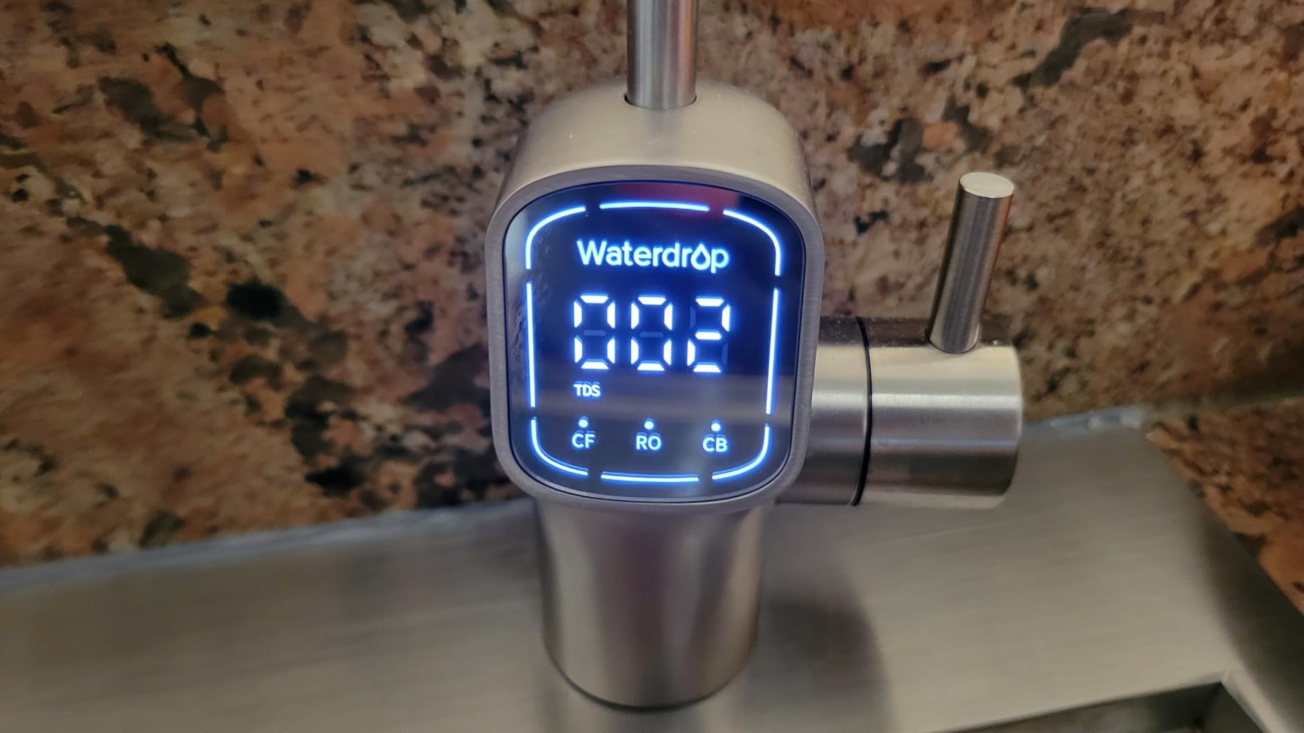 Waterdrop G3P600 Reverse Osmosis System, 8 Stage Tankless Reverse Osmosis Water Filter, NSF/ANSI 42 & 53 & 58 & 372 Certified, Under Sink RO System, 2:1 Pure to Drain, Smart LED Faucet customer photo 2
