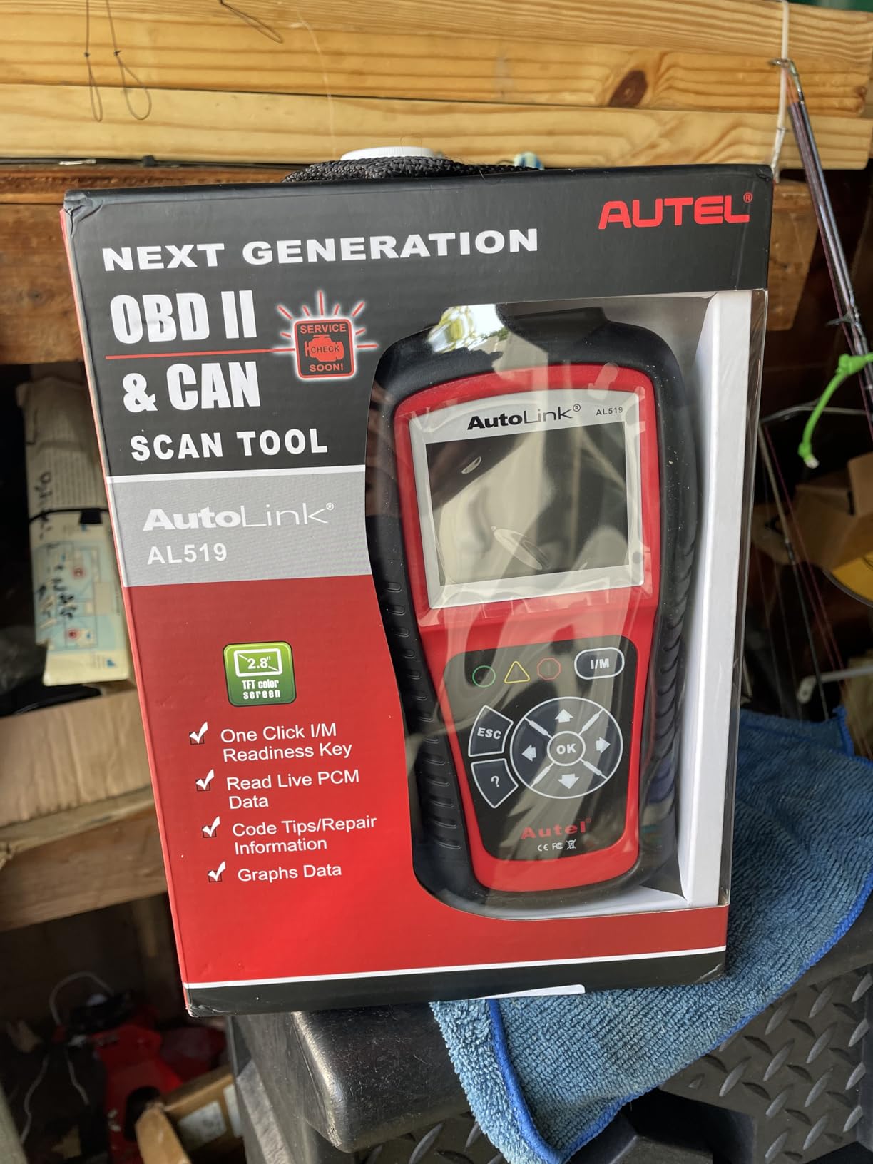 Autel AutoLink AL519 OBD2 Scanner Enhanced Mode 6 Car Diagnostic Tool Check Engine Code Reader CAN Scan Tool, Advanced Ver. of AL319 customer photo 1