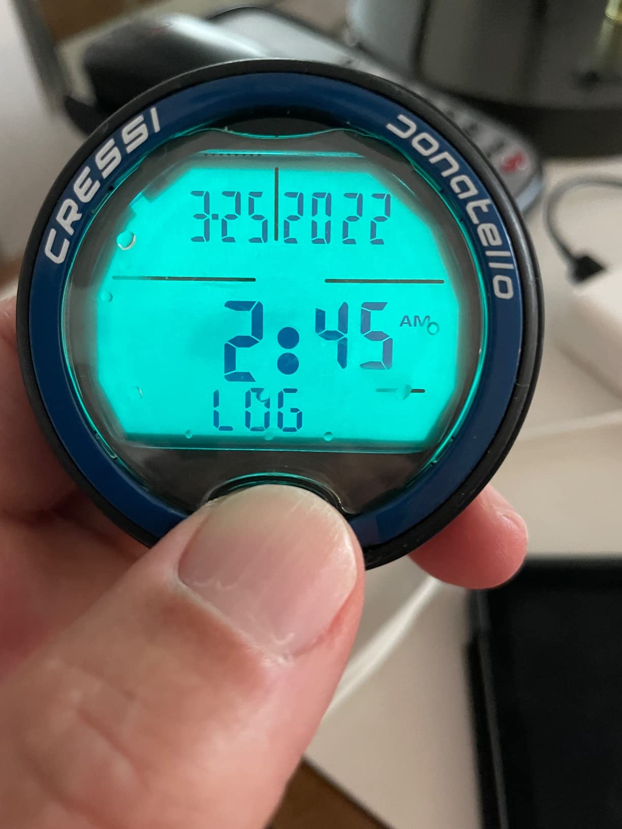 Cressi Donatello Wrist Dive Computer - Black/Blue - Air & Nitrox Modes Dive Watch - HD Backlit Display Sports Watch - Free Diving Gauge customer photo 1