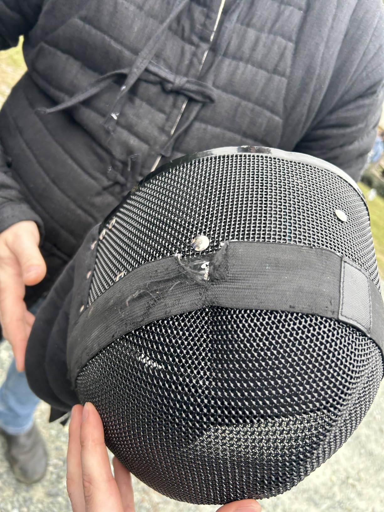 LEONARK Armoury Hema Helmet- Fencing Coach Mask - CE 350N Certified National Grade Masque - Fencing Protective Gear with Storage Bag customer photo 2