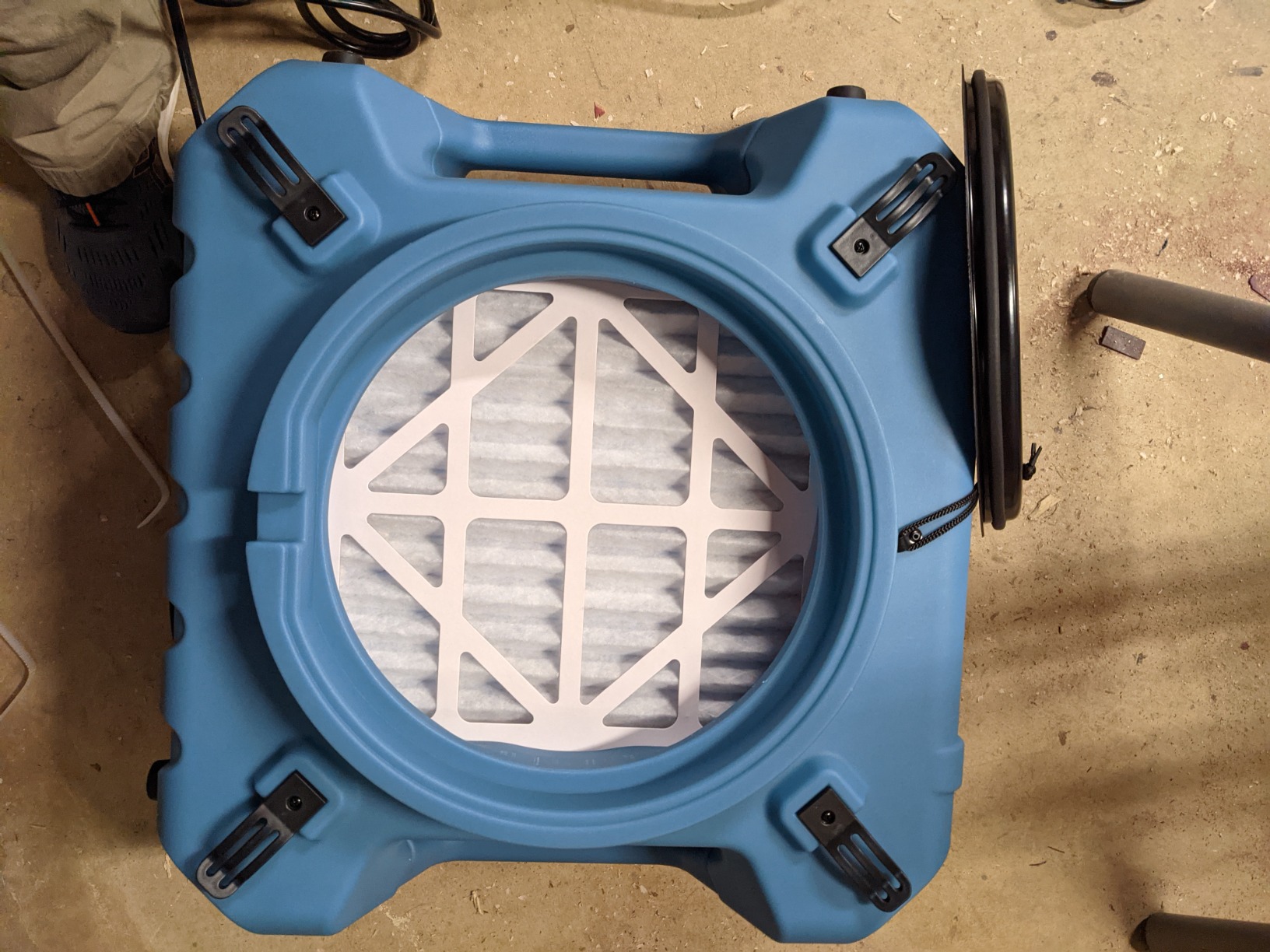 ALORAIR PureAiro HEPA Pro 870 Air Scrubber | UV-C Light Sterilization | 3-Stage Filtration Negative Machine Air Scrubber | Professional Water Damage Restoration for Air Cleaner | up to 550 CFM customer photo 2