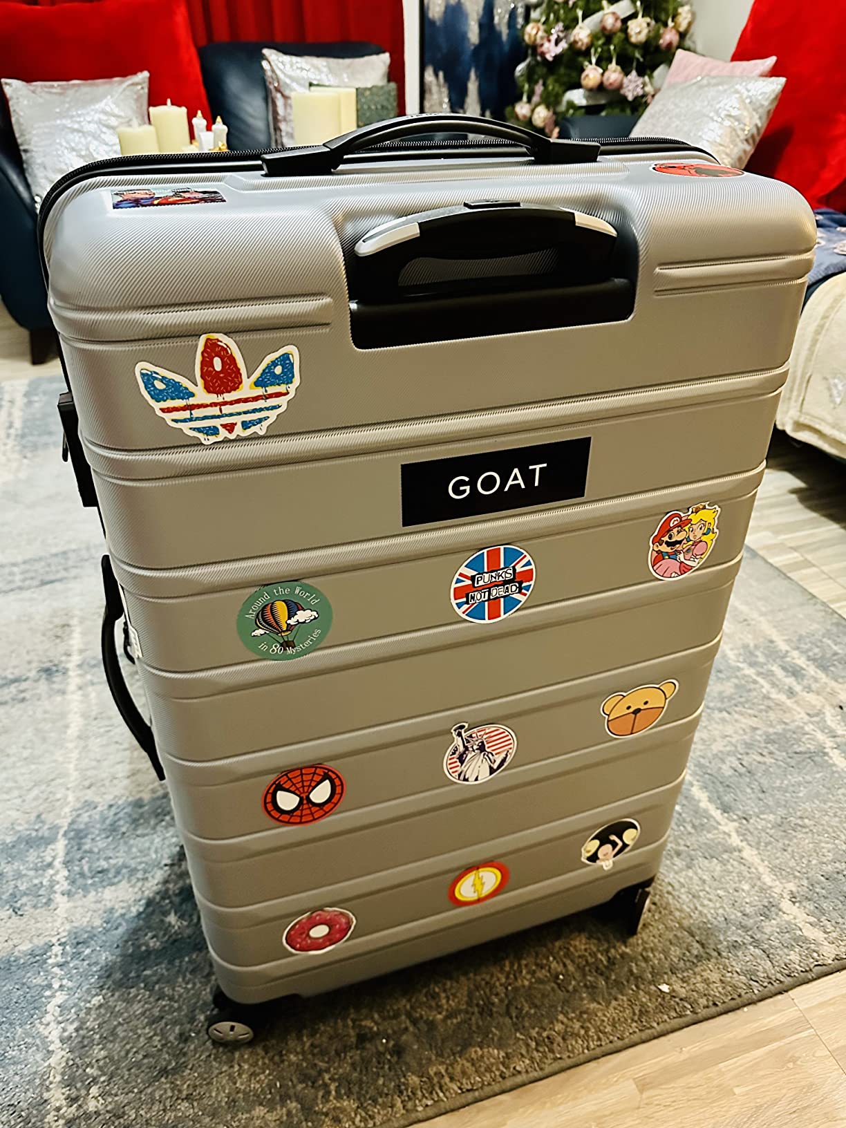 Omni 2 28-Inch Large Checked Hardside Luggage with 360 Spinner Wheels - Scratch Resistant Hardshell - TSA Lock - Expandable Polycarbonate Shell for Lightweight Travel - Nova Teal customer photo 1