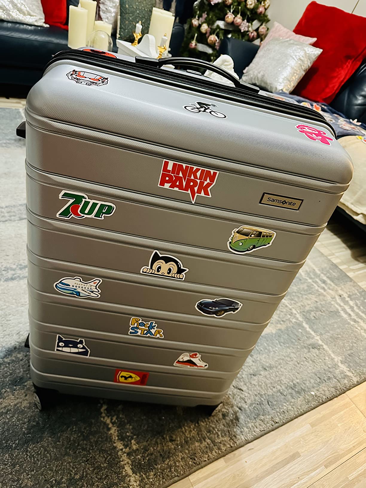 Omni 2 28-Inch Large Checked Hardside Luggage with 360 Spinner Wheels - Scratch Resistant Hardshell - TSA Lock - Expandable Polycarbonate Shell for Lightweight Travel - Nova Teal customer photo 2