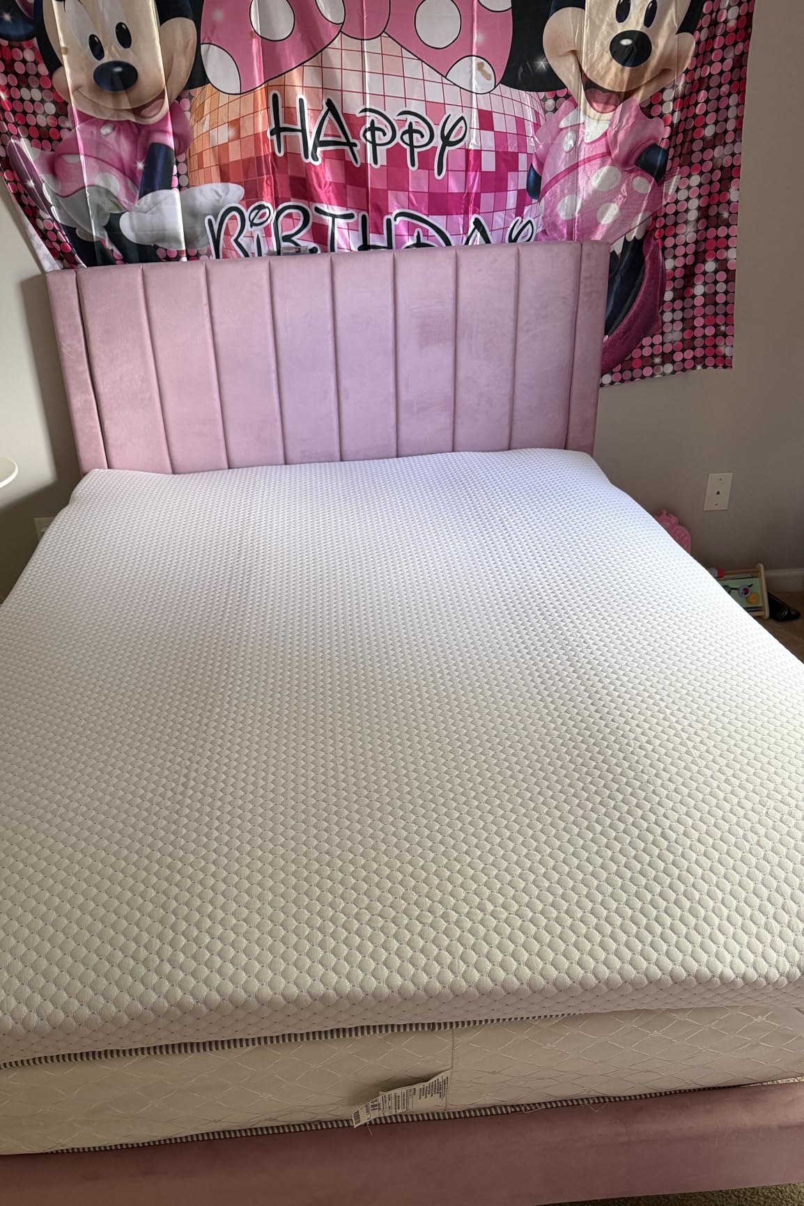 PERLECARE Queen Mattress Topper, 3 Inch Gel Memory Foam Mattress Topper for Pressure Relief, Premium Soft Cooling Sleep, Non-Slip Design with Removable & Washable Cover, Oeko-Tex Certified customer photo 1