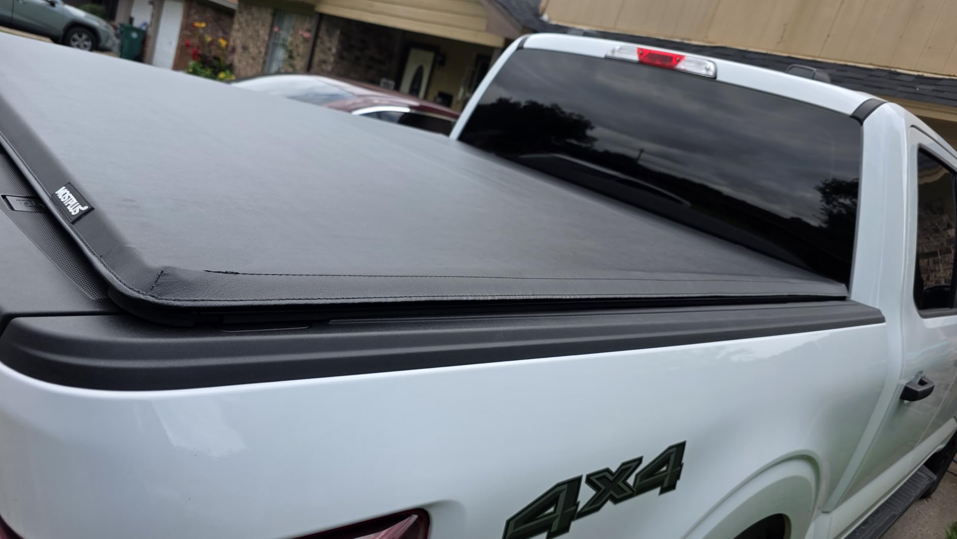 MOSTPLUS 5.5FT Roll-Up Soft Vinyl Truck Bed Tonneau Cover Compatible for Ford F150 F-150 2009-2025 2026 Short Bed On Top (67Inch) customer photo 2