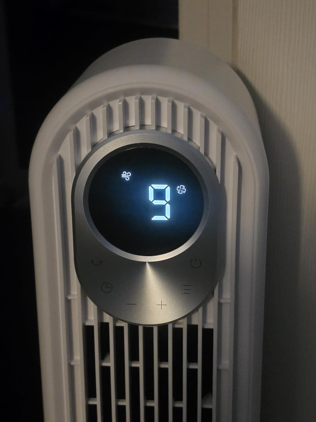DREO Tower Fan for Bedroom, 28 ft/s, 20dB Quiet Fans that Blow Cold Air, 9 Speeds, 4 Modes, 12H Timer, Oscillating Cooling Standing Floor Fan Powerful for Indoor Home Office Room, LED Display, 42 inch customer photo 1