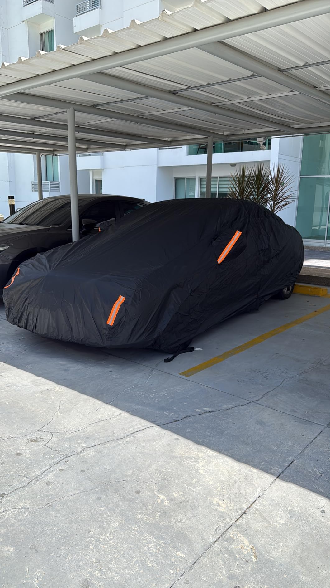 NEVERLAND Sedan Car Cover Waterproof Heavy Duty All Weather Protection Snow Anti-UV Windproof Outdoor Full Car Cover customer photo 2