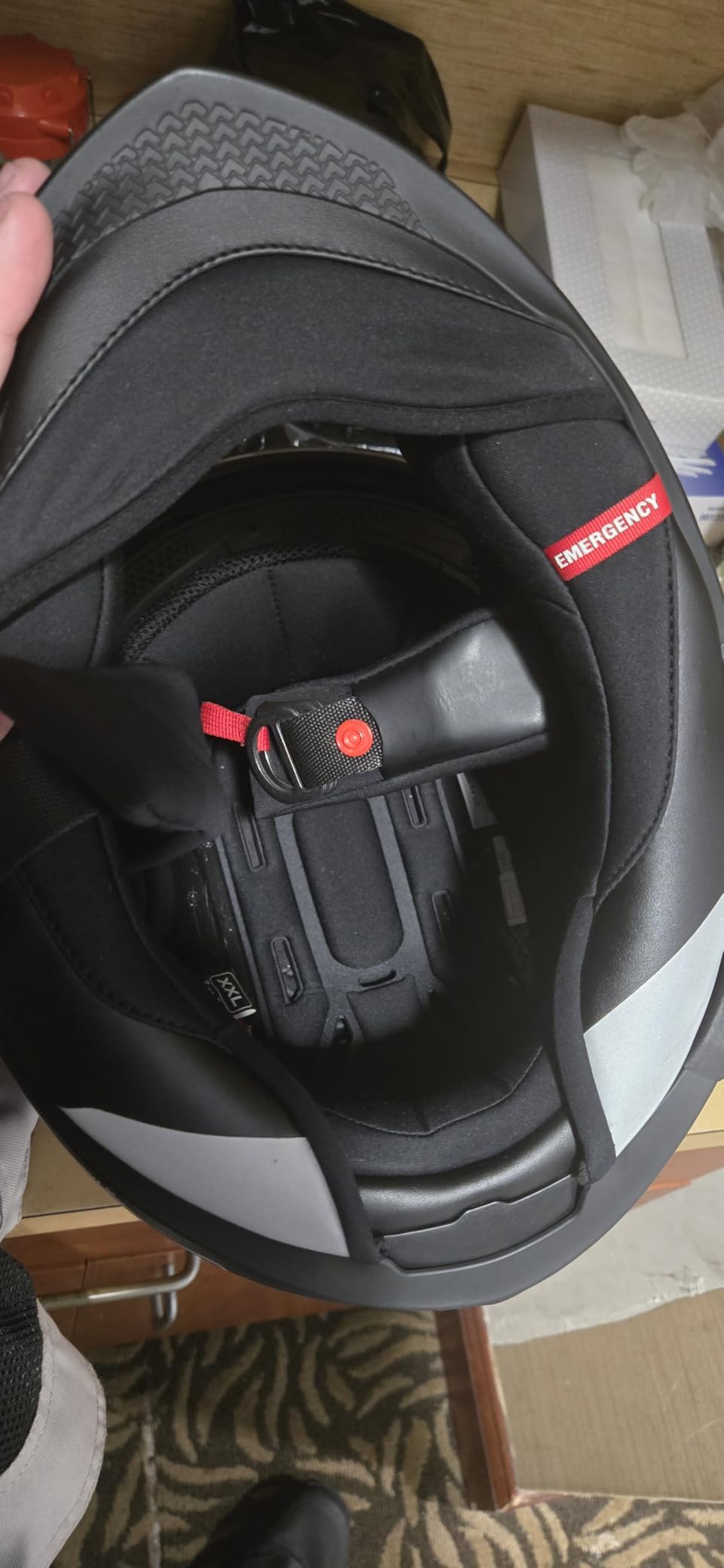 ScorpionEXO T520 Full Face Touring Motorcycle Helmet with Bluetooth Ready Speaker Pockets DOT ECE Approved customer photo 2
