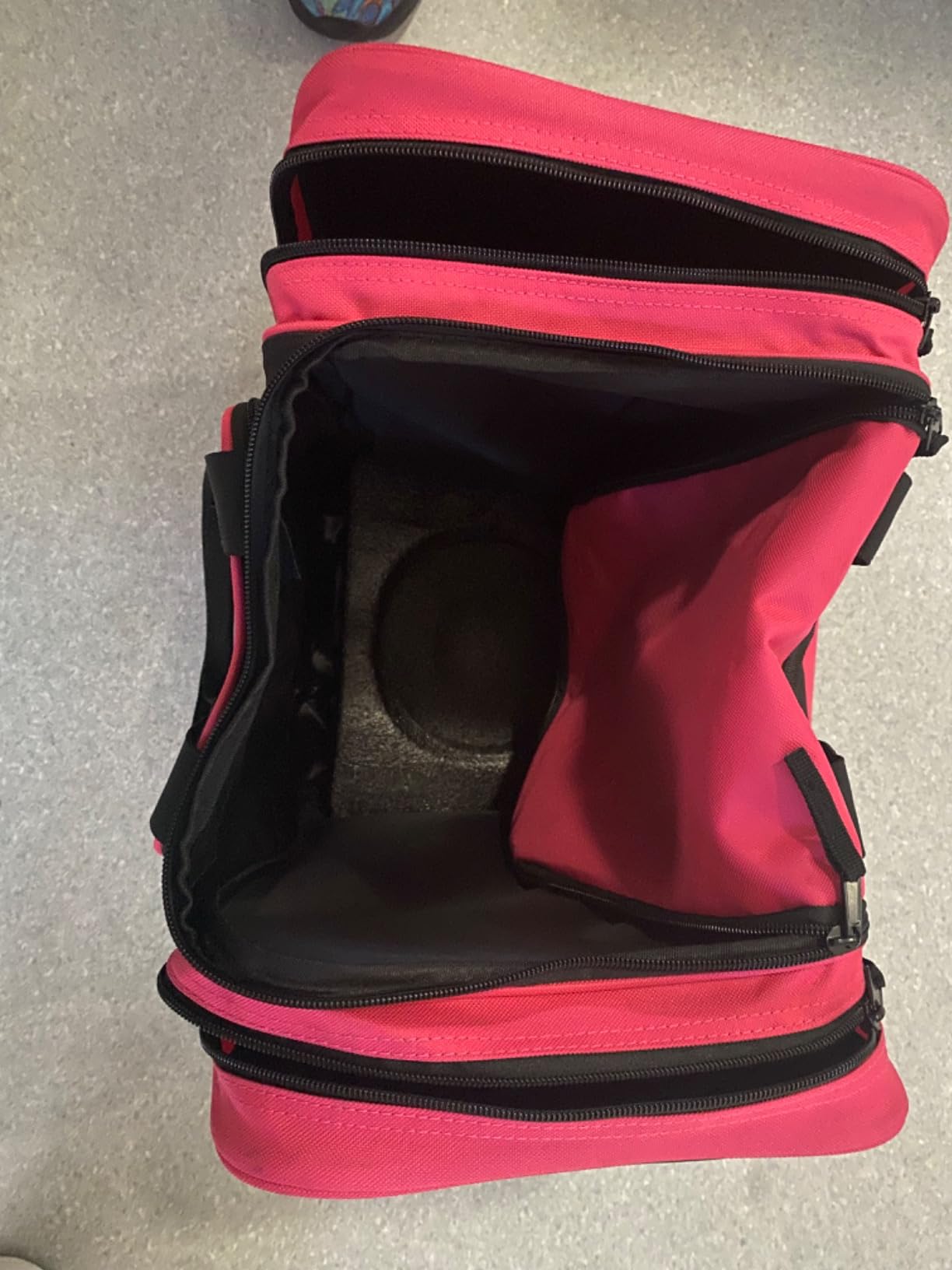 Himal Bowling Ball Bag for Single Sphere - Bowling Ball Tote Bowler's Bag with Padded Sphere Holder - Fits Bowler's Shoes Up to Mens Size 14 customer photo 2