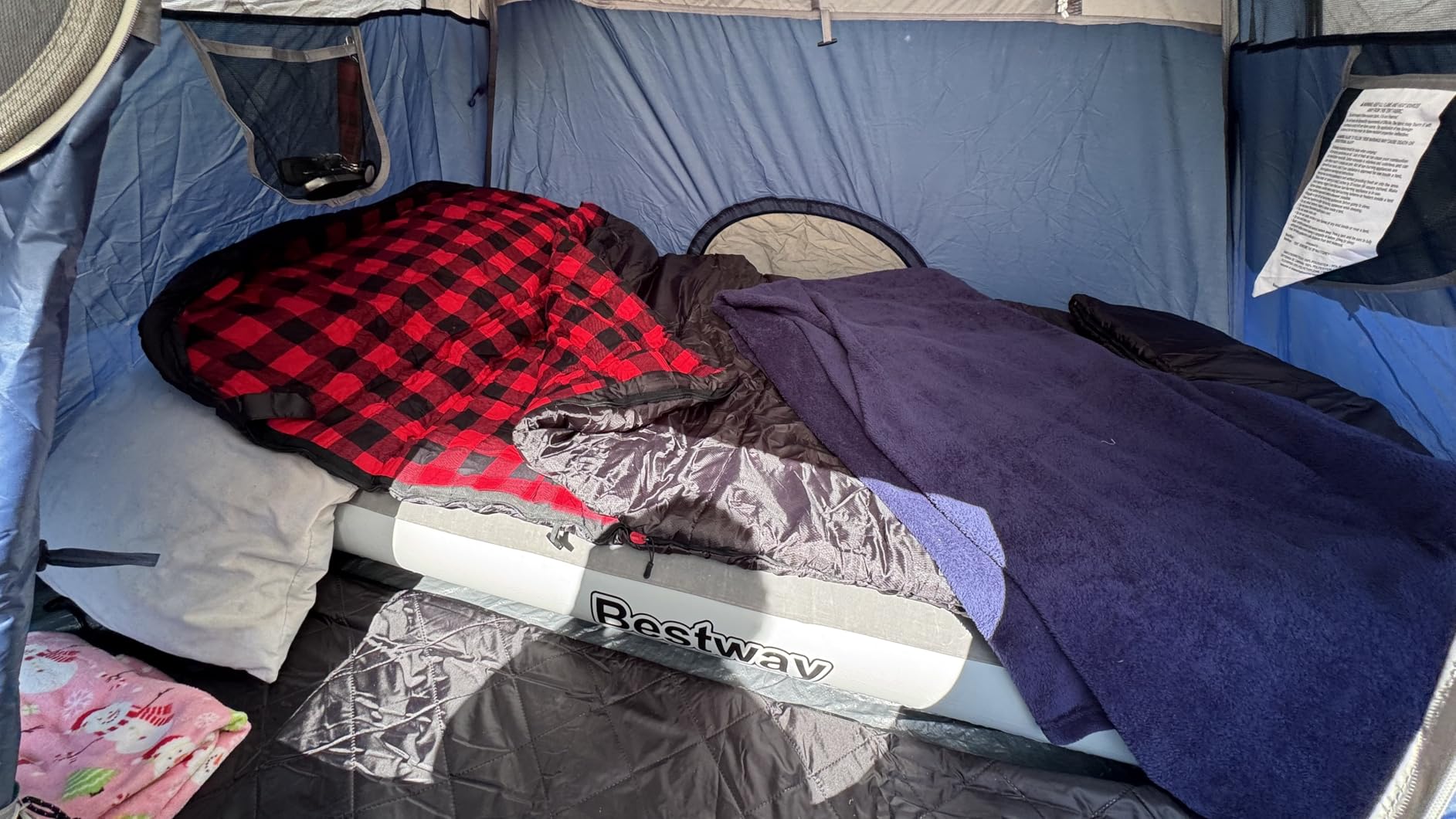 HiZYNICE Cold Weather 100% Cotton Flannel XXL Sleeping Bag customer photo 1