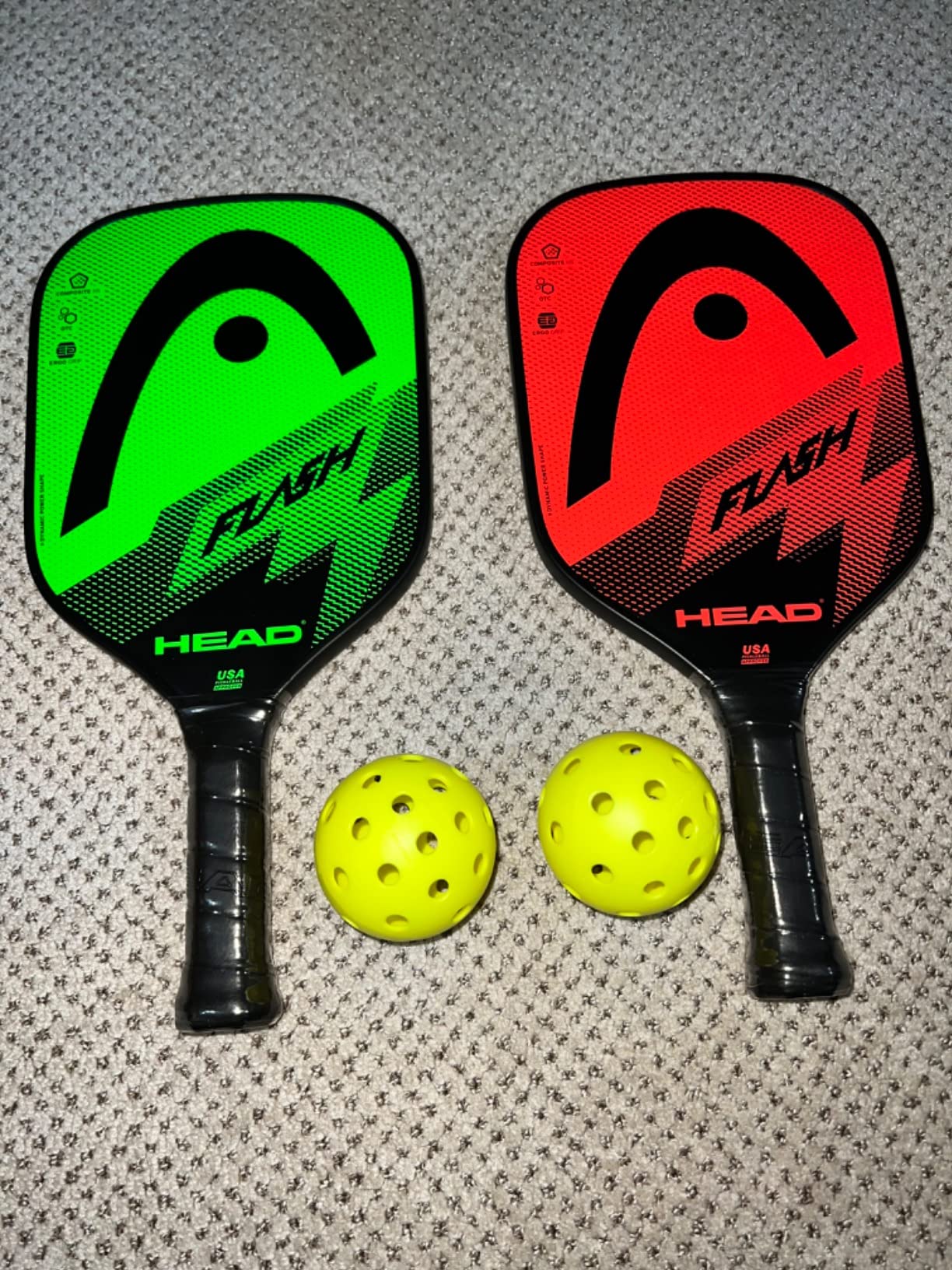 Head Flash Pickleball Pack - 2 Approved Paddles, 2 Outdoor Balls, Carry Sack customer photo 2