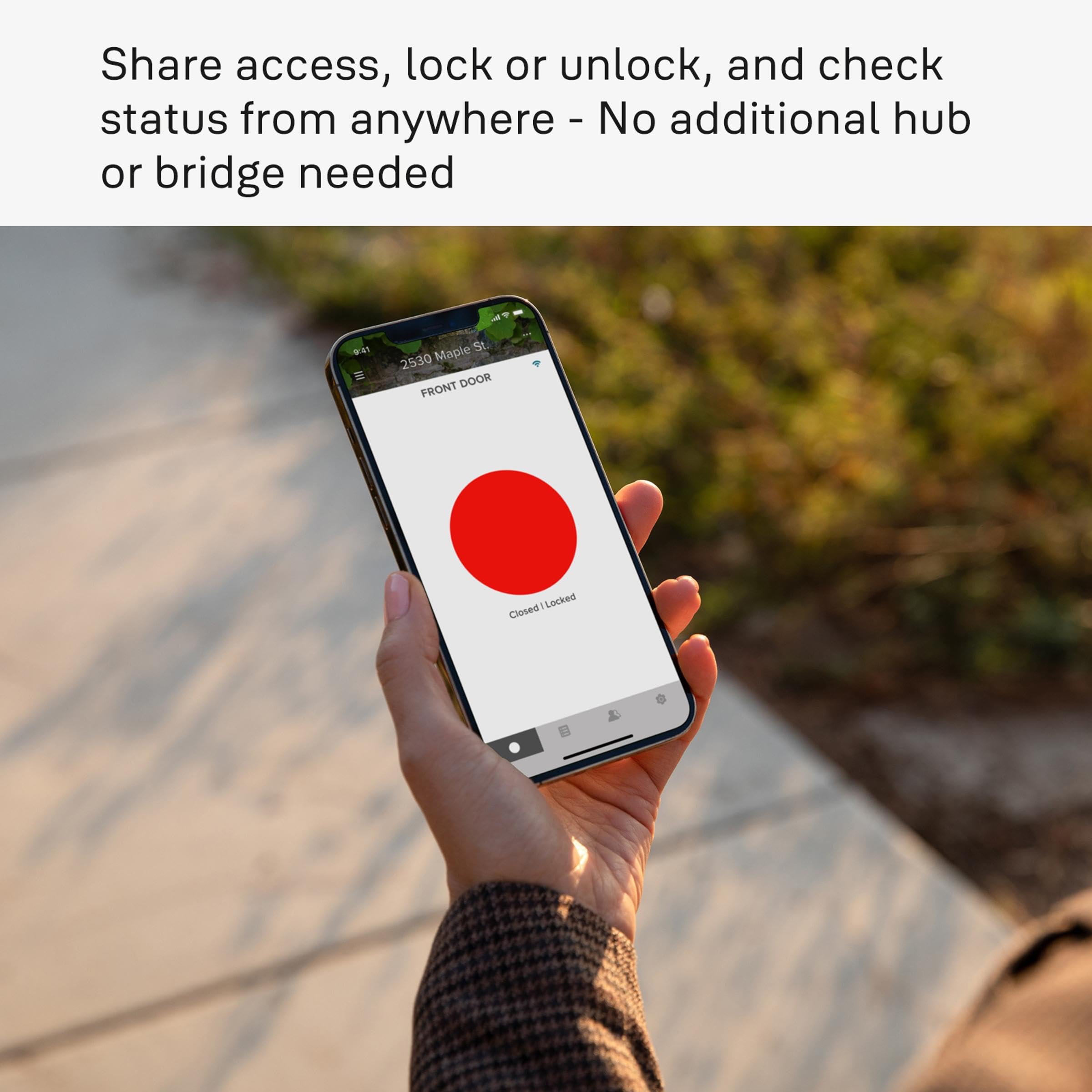 Yale Security Assure Lock 2 Deadbolt, Black Suede Keyed Smart Entry Door Lock with Wi-Fi Connected Keypad for Code Entry and Remote Access, YRD410-WF1-BSP customer photo 2