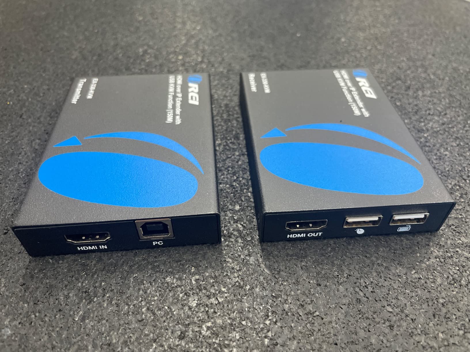 OREI KVM Over IP HDMI Extender Over LAN, Single CAT5e/CAT6A/CAT7 Cable Output 1080p PC Control - Up to 492 Ft - Remote Keyboard Mouse USB Control customer photo 1