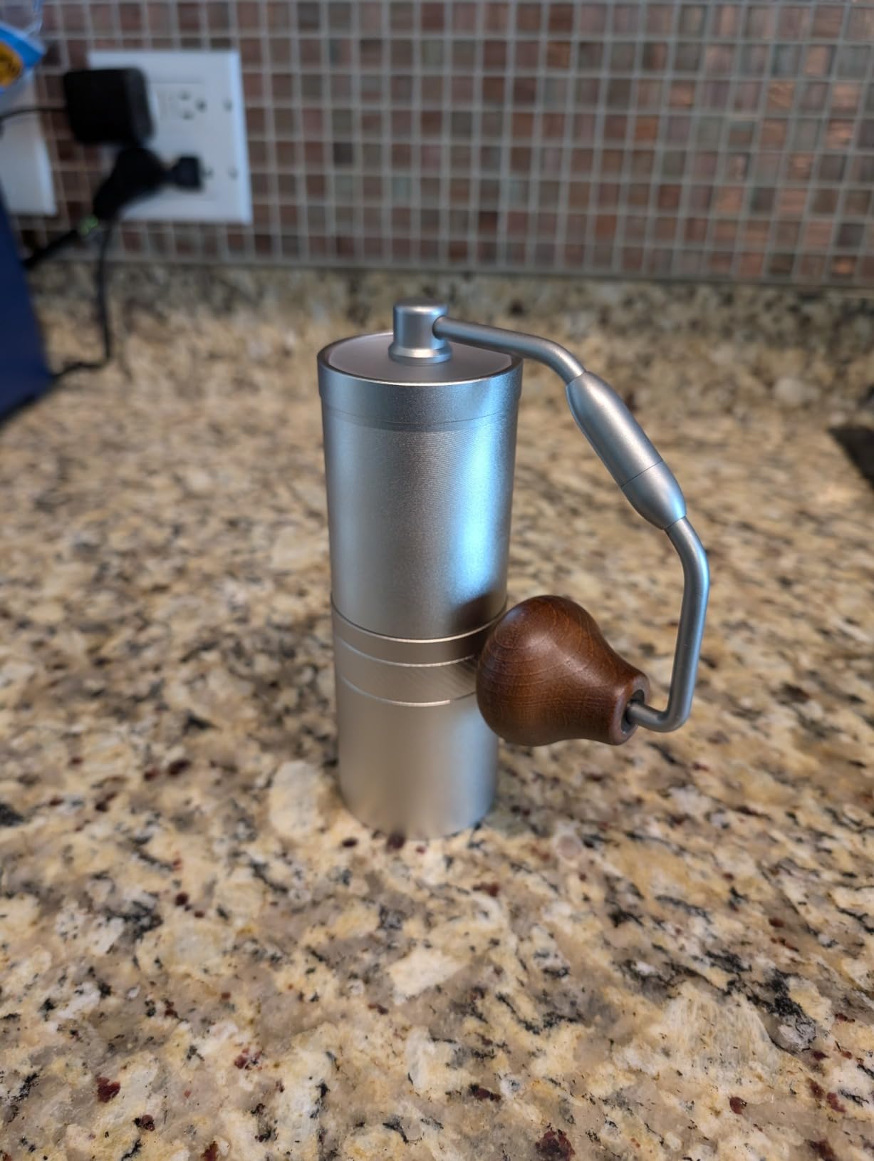 1Zpresso J Manual Coffee Grinder Silver with Assembly Stainless Steel Conical Burr - Numerical Internal Adjustable Setting for Pour Over French Press Cold Brew customer photo 1