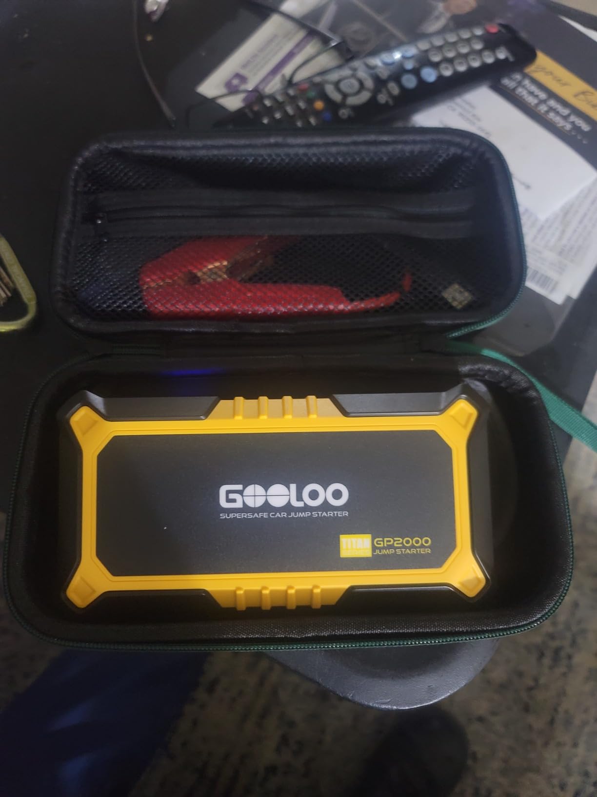 GOOLOO New GP2000 Jump Starter, 12V 2000A Car Jumper Starter (Up to 8.0L Gas, 6.0L Diesel Engines), SuperSafe Portable Battery Charger, Auto Lithium Box Booster Pack with USB Quick Charge customer photo 1