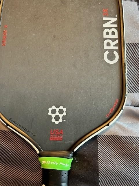 CRBN Pickleball - X Series Power Paddle - Carbon Fiber Pickleball Paddle with Foam Injected Edges for Expanded Sweet Spot customer photo 2