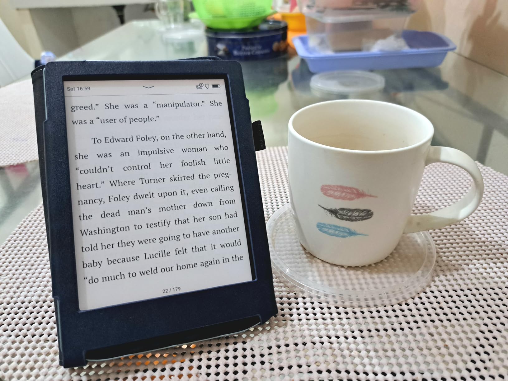 PocketBook Verse E-Reader | Eye-Friendly 6'' E-Ink Carta HD Touchscreen | Adjustable SMARTlight | Up to 1 Month of Battery Life | WiFi & Memory Card Slot | E-Book Reader in Bright Blue customer photo 2
