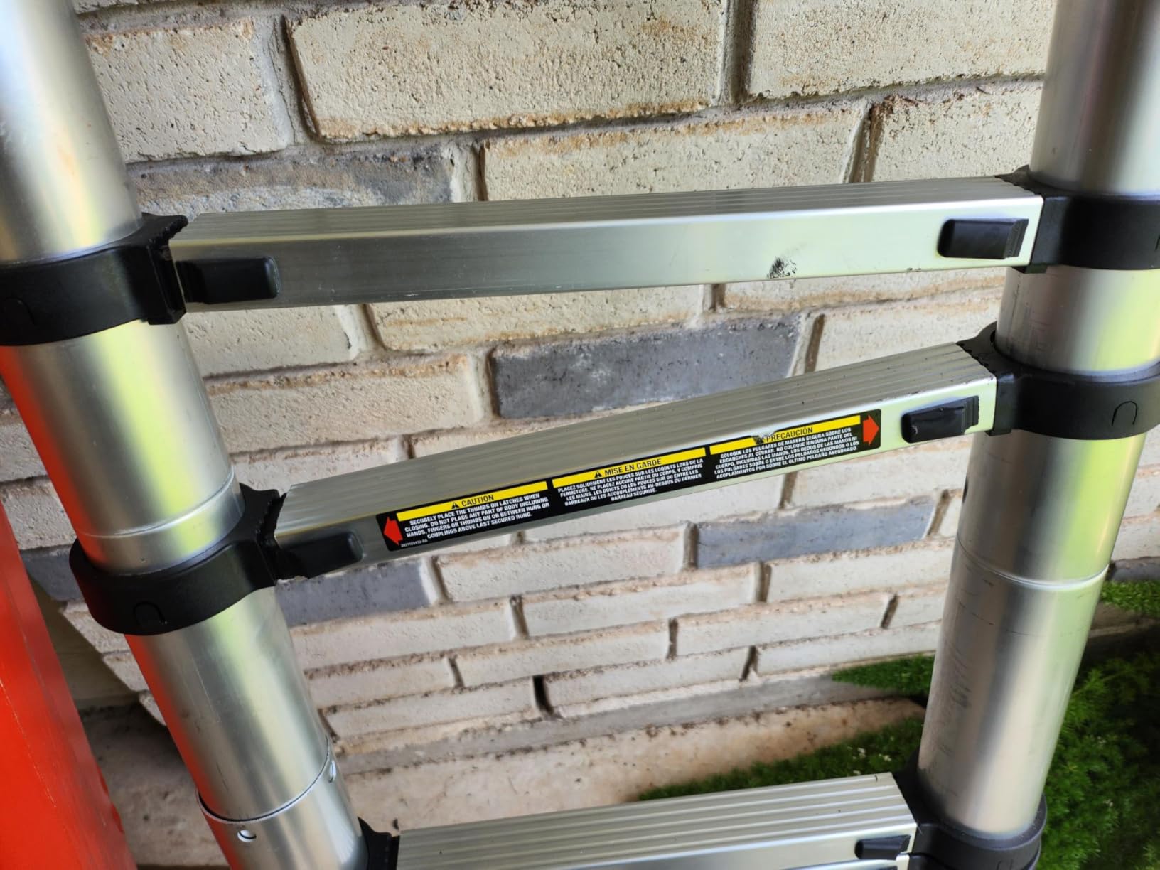 Lippert On-The-Go Portable, Telescoping RV Ladder - 14.5' - Enhanced Stability and Safety - Retracts to 35.75