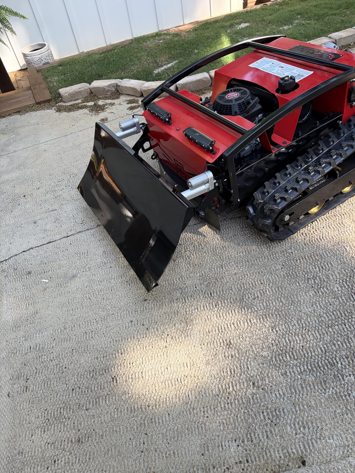 Remote Control Lawn Mower | 55-Degree Slope Climb | 24 Inch Cut | 6L Gas Tank | Brushless Drive Motor | 9hp Gas Engine | Snowplow customer photo 1