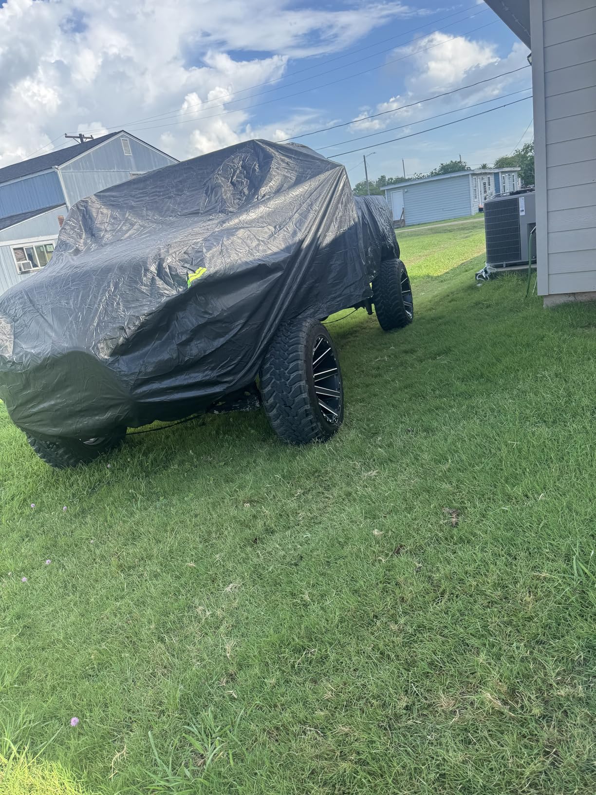 Sailnovo Pickup Truck Car Cover Waterproof All Weather, 7 Layers Heavy Duty Outdoor Full Car Cover, Snowproof Rainproof Windproof Sun UV Protection customer photo 1