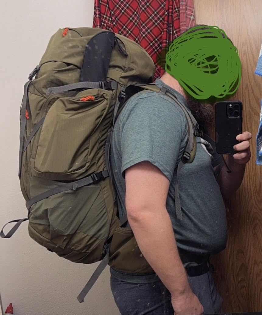 Kelty Coyote 60-105 Liter Internal Frame Backpack - Hiking, Backpacking, Travel, Hydration Compatible, Adjustable Torso (85L / Black) customer photo 1