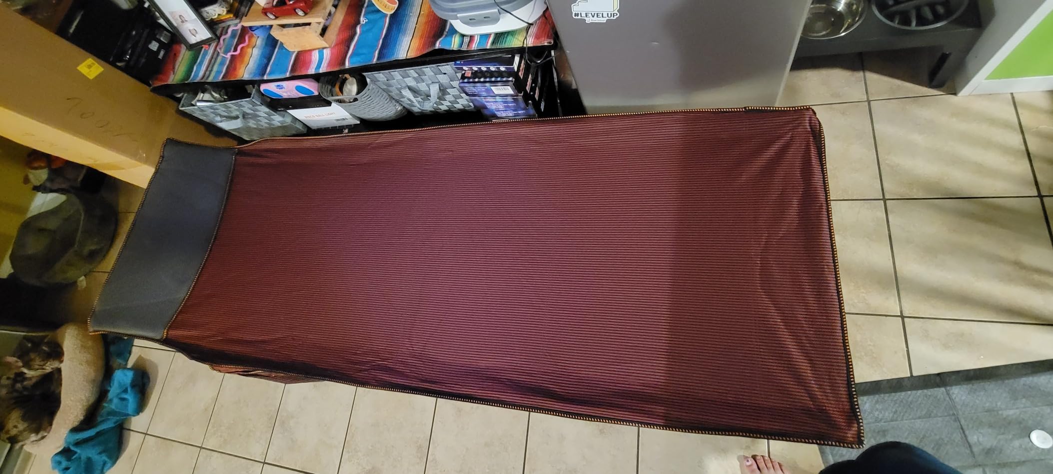 Slsy Oversized XXL Folding Camping Cot for Adults with Pad, Padded Portable Sleeping Cots, Camp Bed with Carry Bag for Outdoor Travel, Beach, Hiking customer photo 1