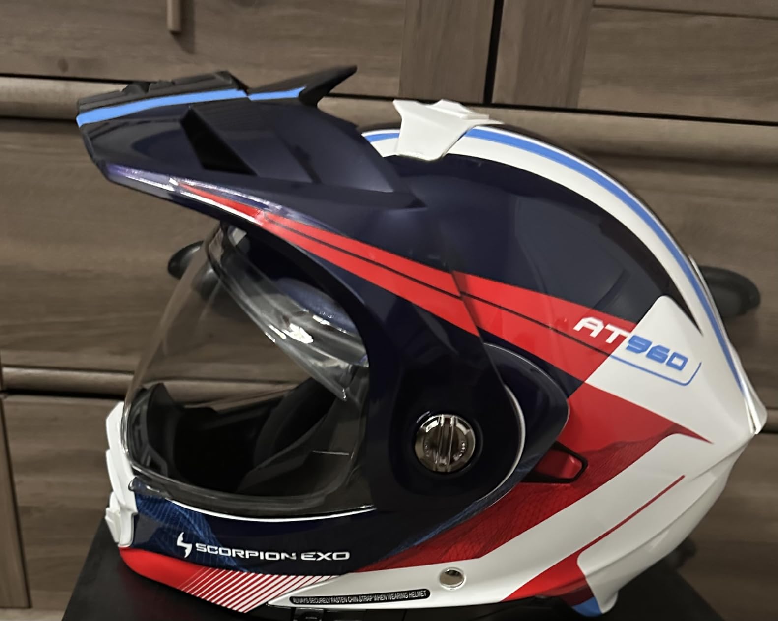 ScorpionEXO AT960 Modular Adventure Street Motorcycle Helmet with Bluetooth Ready Speaker Pockets DOT ECE Approved customer photo 1