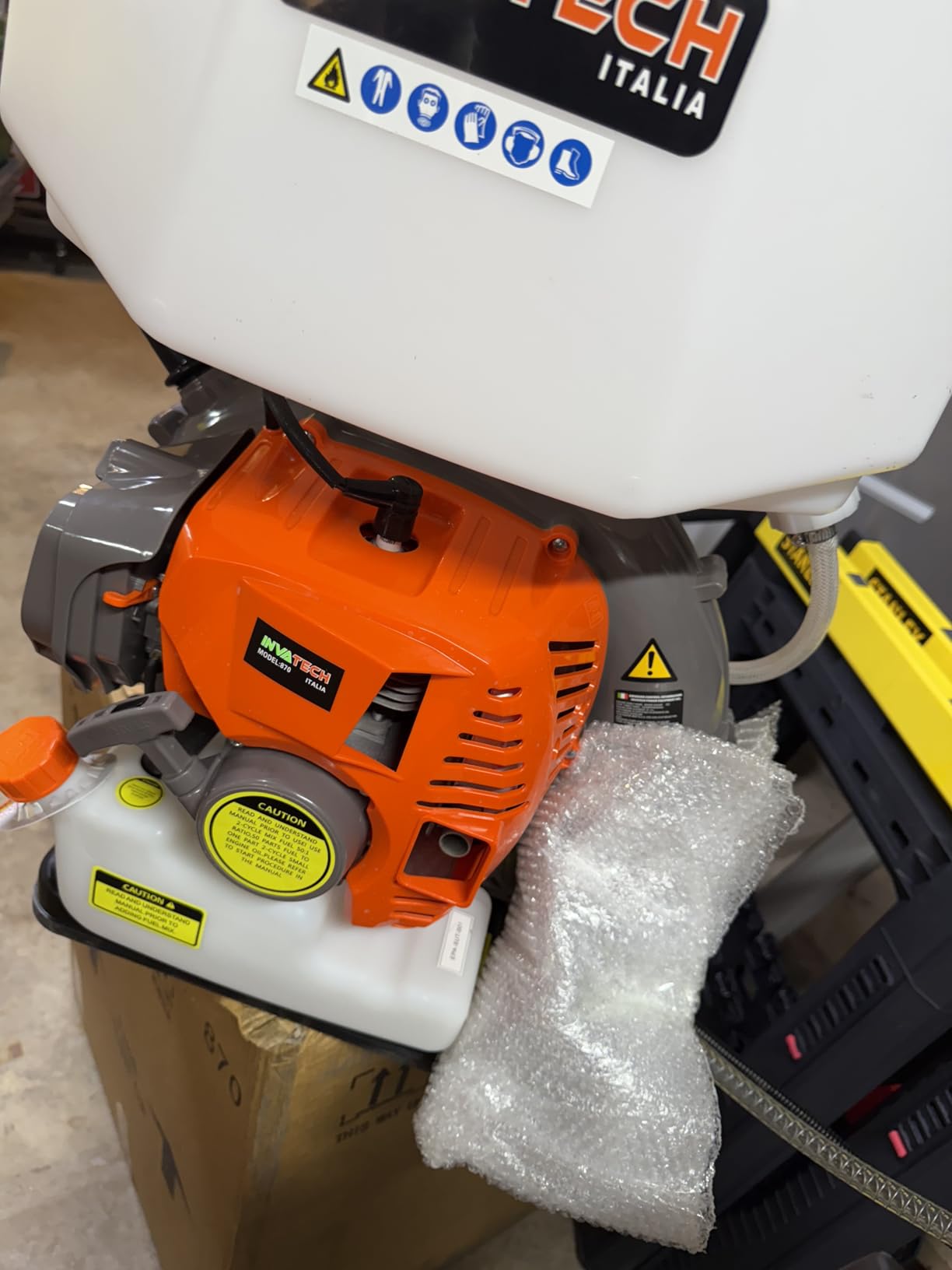 Invatech Italia Mosquito fogger Model 870 Mister Duster Mosquito Sprayer Backpack Sprayer Cold Fogger customer photo 2