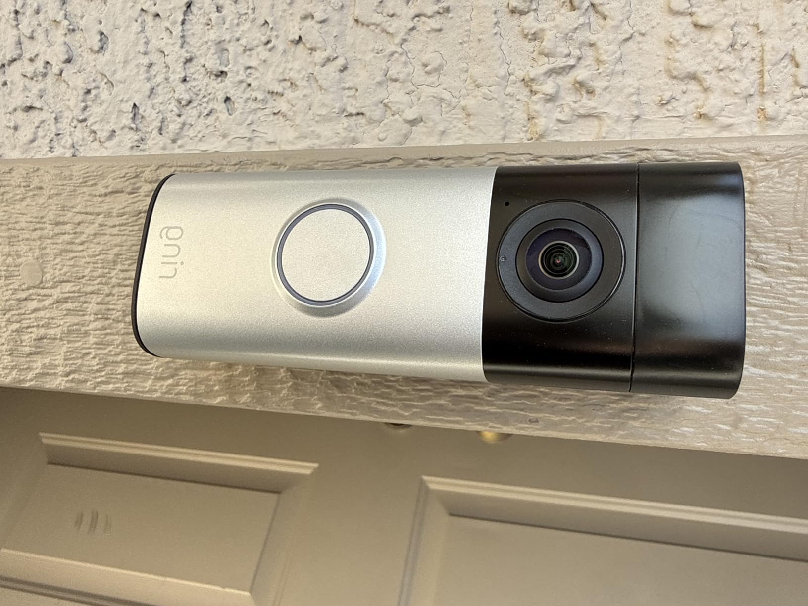 Ring Battery Doorbell Plus (newest model), Retinal 2K with wide-angle video, up to 6x Enhanced Zoom, Night Vision, and Quick Release Battery Pack, Nickel Silver customer photo 1