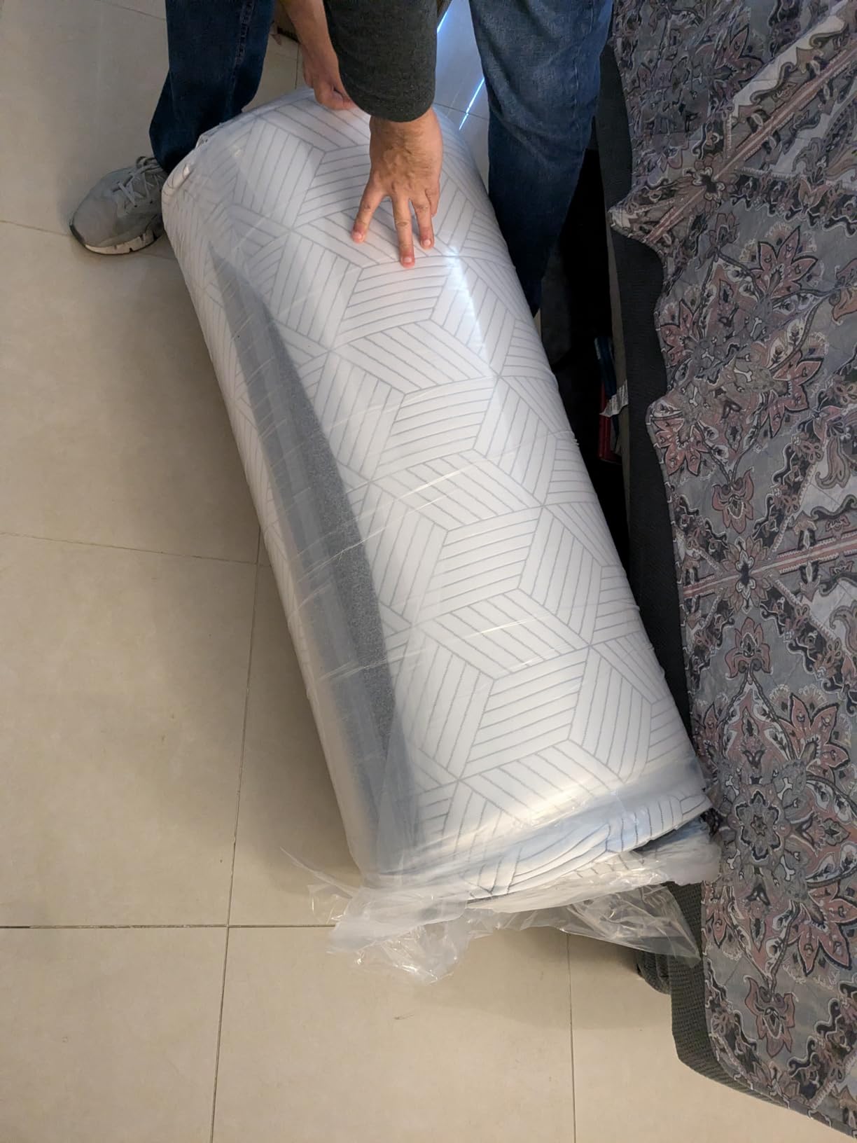 FATHOM Firm King Mattress 12 Inch Memory Foam Mattress King Size Bed in a Box for Back Pain Relief and Cool Sleep with Gel Foam and Removeable Fiberglass Free Cover, CertiPUR-US Certified customer photo 2