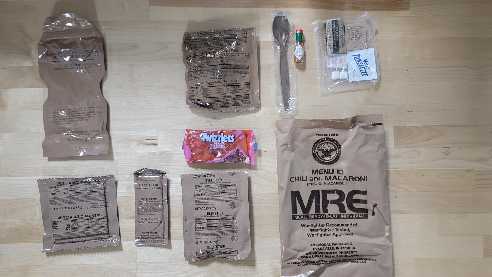 2026 Inspection MRE, U.S. MRE Meals, Emergency Supplies, Emergency Food Supply, Survival Food, Freeze Dried Food w/ Flameless Heater (Variety Pack of 24) customer photo 1
