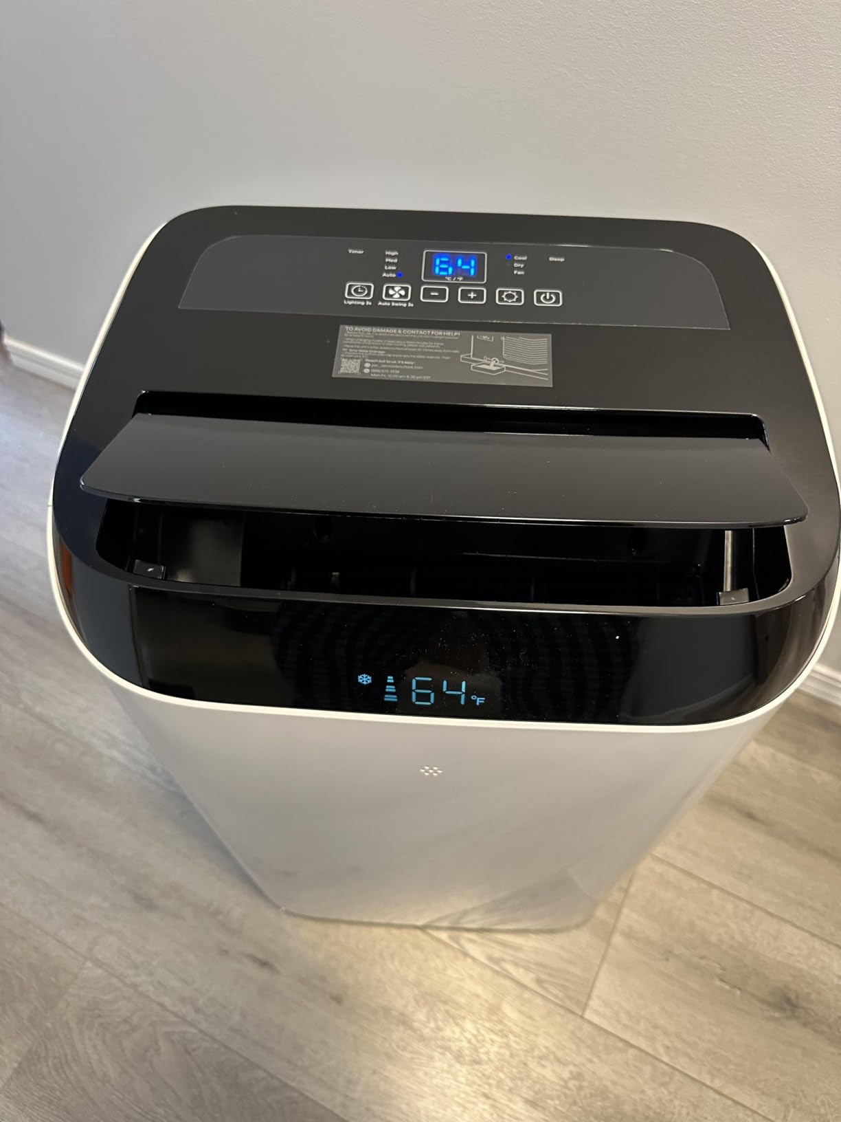 14,000 BTU Portable Air Conditioner Cools Up to 700 Sq.Ft, 3-IN-1 Energy Efficient Portable AC Unit with Remote Control & Installation Kits for Large Room customer photo 1