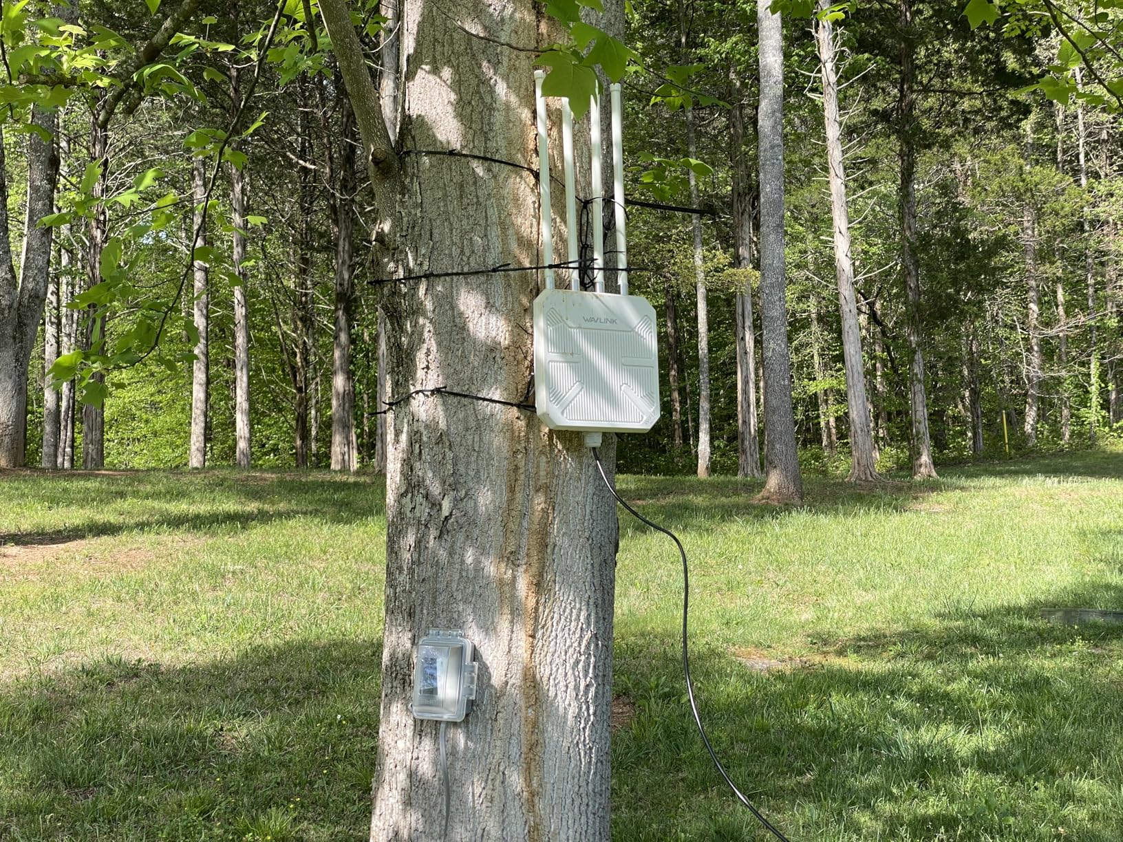 WAVLINK WiFi 7 BE5100 Outdoor WiFi Extender, Dual Band Long-Range Repeater/Access Point/Mesh Router, POE Powered, IP67 Waterproof, 4x8dBi Antennas customer photo 1