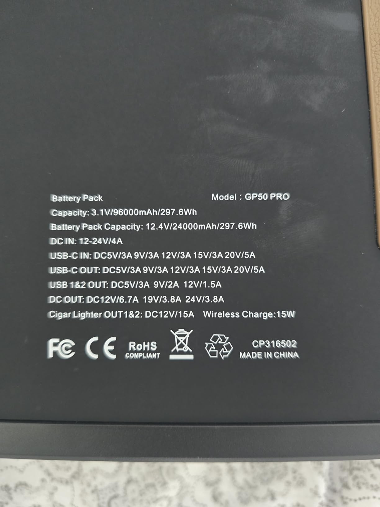 EASYLONGER ES960 CPAP Battery Backup 297.6Wh LiFePO4, Multi-Night CPAP Power Supply for AirSense 11/10, AirCurve 10/11, AirMini, DreamStation/2 - Travel, Camping, Outdoor, Blackout & Emergency Use customer photo 2