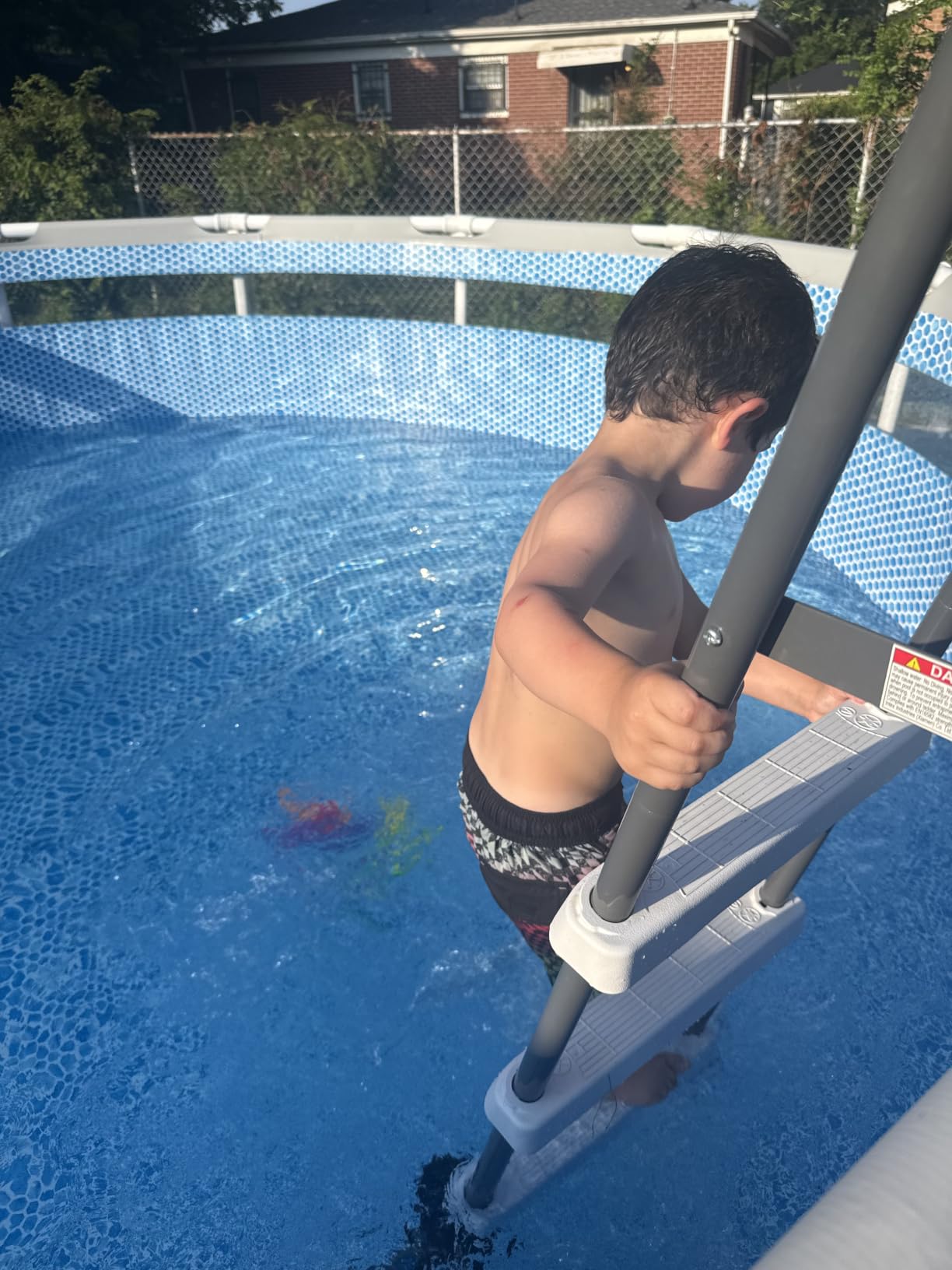 INTEX 26721MZ 14ft x 42in Prism Frame Clearview Premium Above Ground Pool Set: Includes 1000 GPH Krystal Clear Cartridge Filter Pump - 3357 Gallon Capacity - Age Grade 6+ customer photo 1