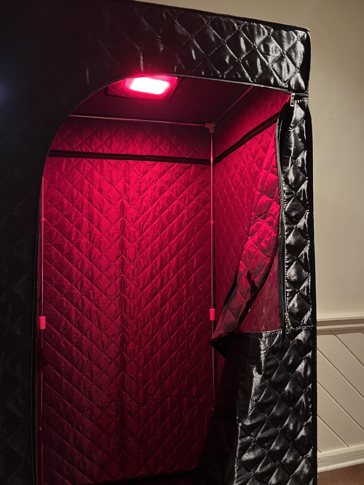 2-Person Full Spectrum Infrared Sauna, 1990W 120V with Red Light Therapy, 2 Speakers, Indoor Dry Sauna for Home & Gym, Canadian Hemlock Wood customer photo 2