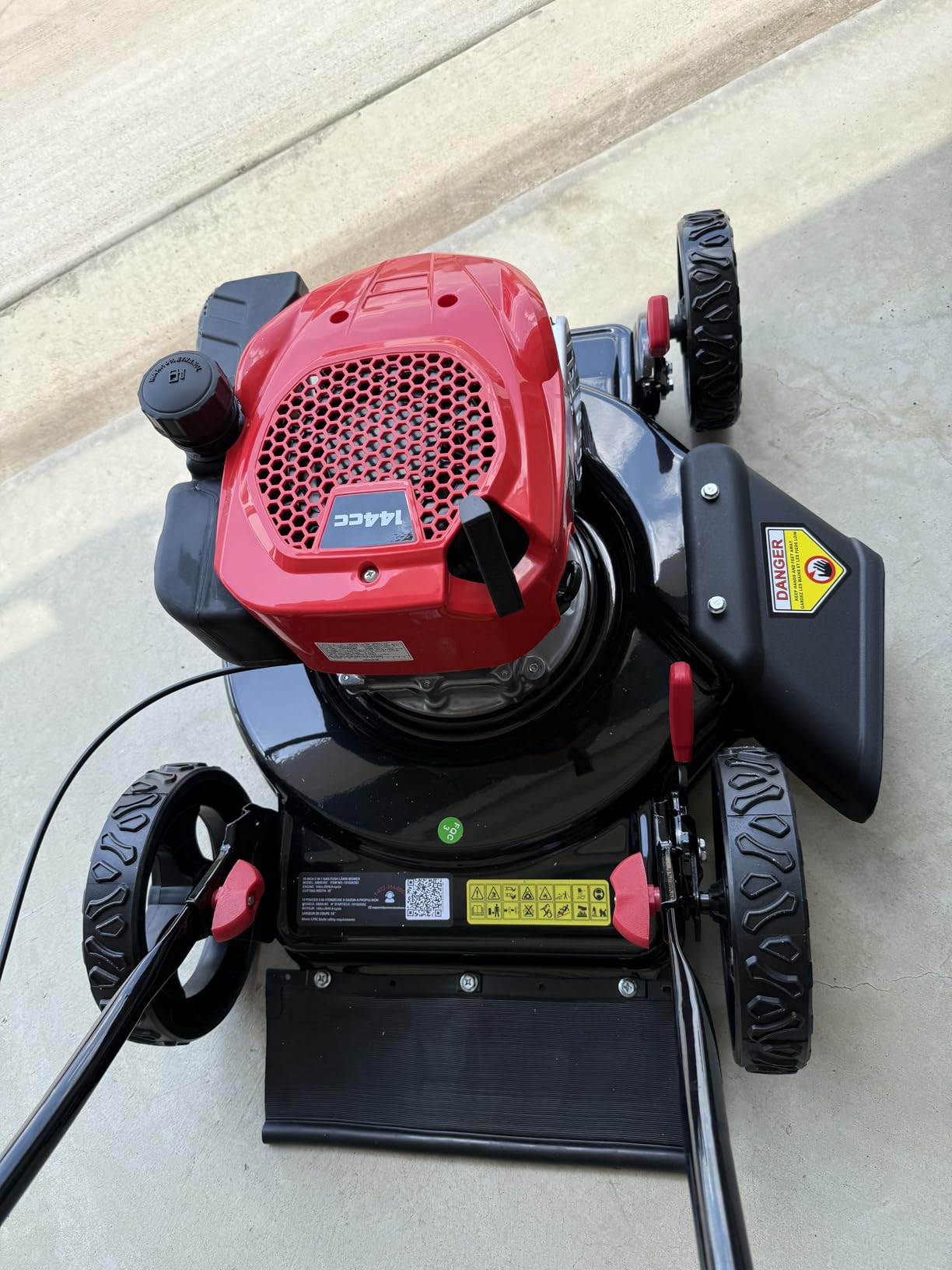 PowerSmart 22-Inch Self Propelled Gas Lawn Mower, 170cc 4-Cycle OHV Engine, 3-in-1 Mulch/Bag/Side Discharge, 6 Cutting Heights customer photo 2