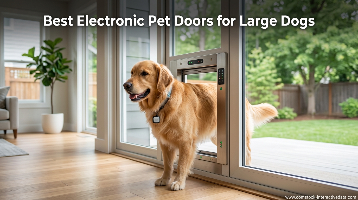 Best Electronic Pet Doors for Large Dogs