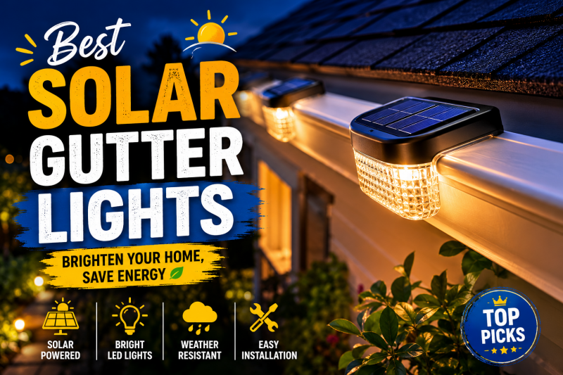 Best Solar Gutter Lights