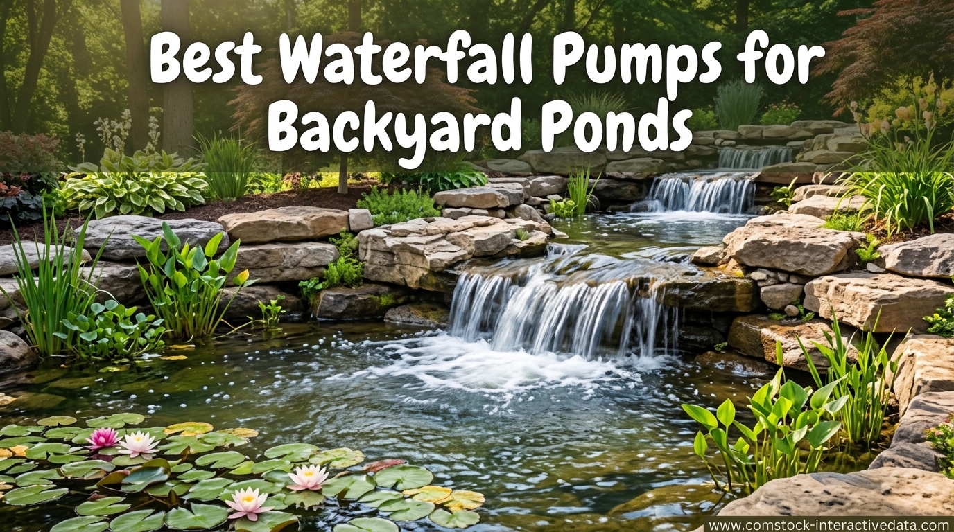 Best Waterfall Pumps for Backyard Ponds