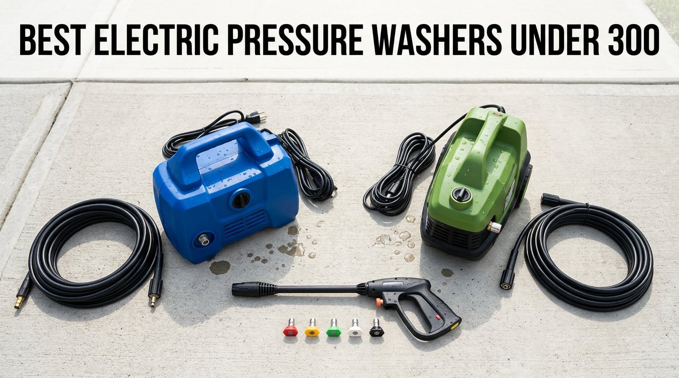 best electric pressure washers under 300