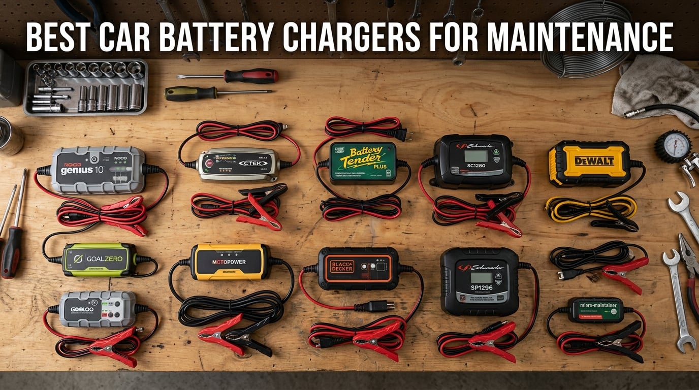 best car battery chargers for maintenance