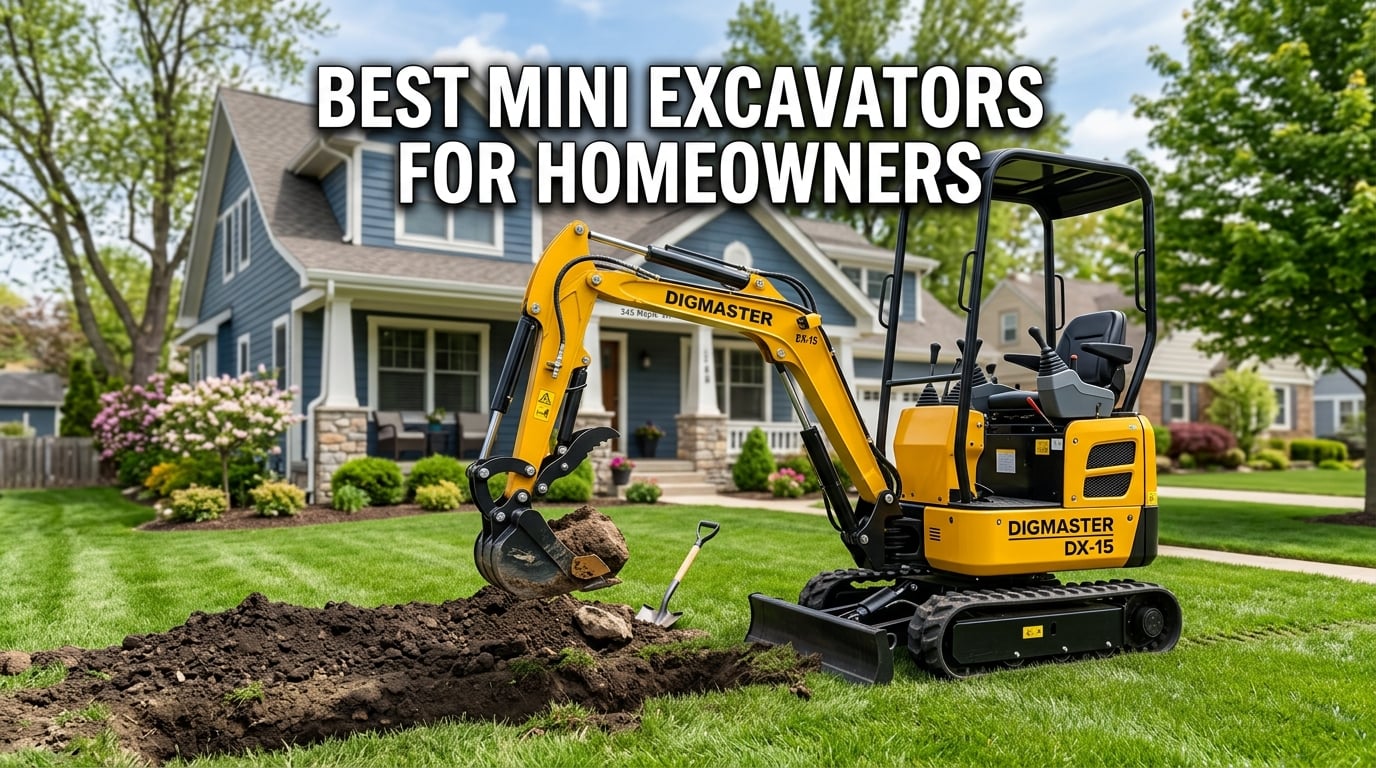 best mini excavators for homeowners